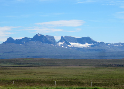 Bergketten Hlíðarfjöll